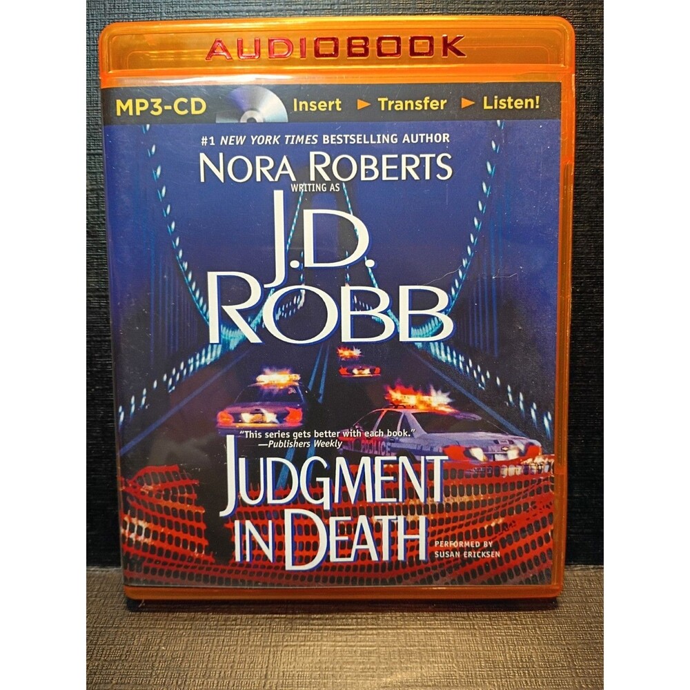 Judgment In Death J.D. Robb Mp3 CD Audiobook Unabridged Brilliance Nora Roberts